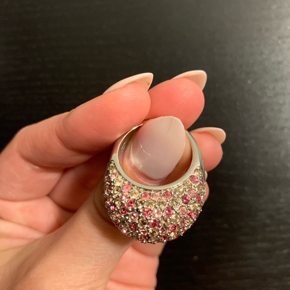 SWAROVSKI pink crystal ring - Picture 5 of 5